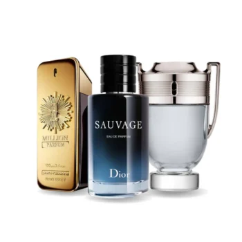 Combo of 3 Fragrances - 1 Million Parfum van Paco Rabanne, Sauvage van Dior en Invictus van Paco Rabanne [100 ml elk]