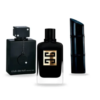 Combo of 3 Fragrances – Club de Nuit Intense Man by Armaf, Gentleman Society by Givenchy, and Kenzo Homme by Kenzo [100 ml each]